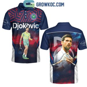 Wimbledon Tennis Championship Novak Djokovic Fan Polo Shirts