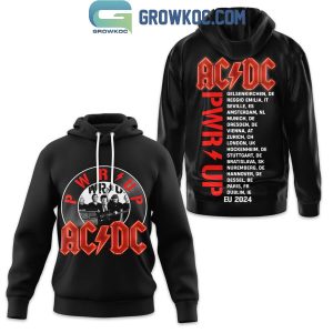 ACDC PWR UP Europe Tour 2024 Hoodie T-Shirt