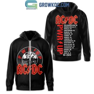 ACDC PWR UP Europe Tour 2024 Hoodie T-Shirt