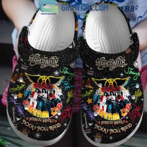 Aerosmith America’s Greatest Rock And Roll Band Crocs Clogs