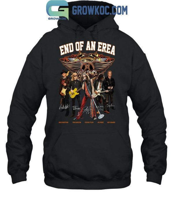Aerosmith End Of An Era 1970-2024 Farewell T-Shirt