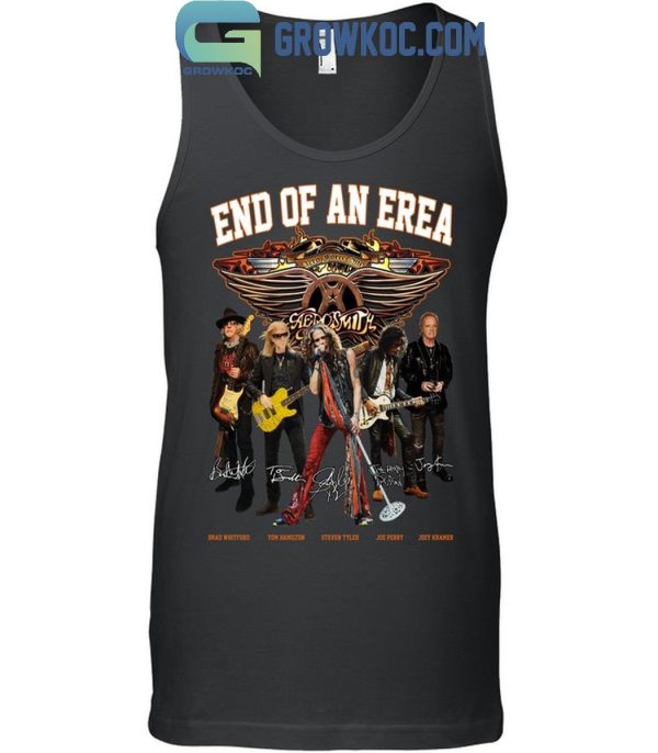 Aerosmith End Of An Era 1970-2024 Farewell T-Shirt