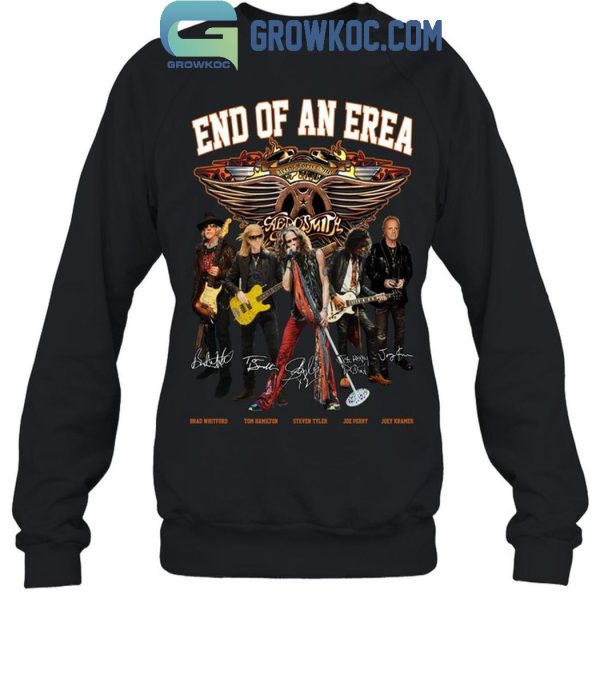 Aerosmith End Of An Era 1970-2024 Farewell T-Shirt