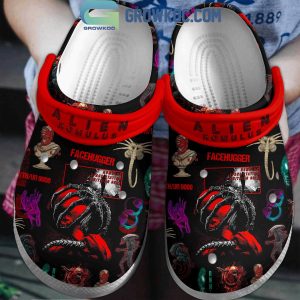 Alien Romulus Facehugger Space Station Crocs Clogs