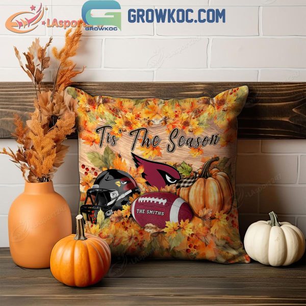 Arizona Cardinals Football Welcoming Fall Season Personalized Pillow