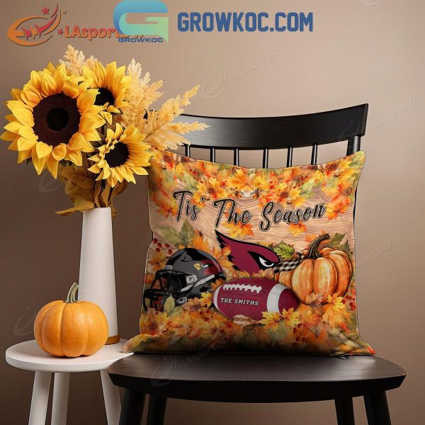 Arizona Cardinals Football Welcoming Fall Season Personalized Pillow