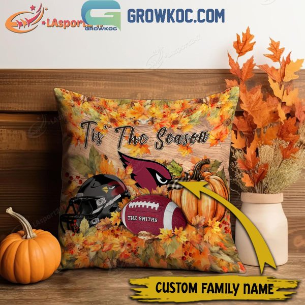 Arizona Cardinals Football Welcoming Fall Season Personalized Pillow