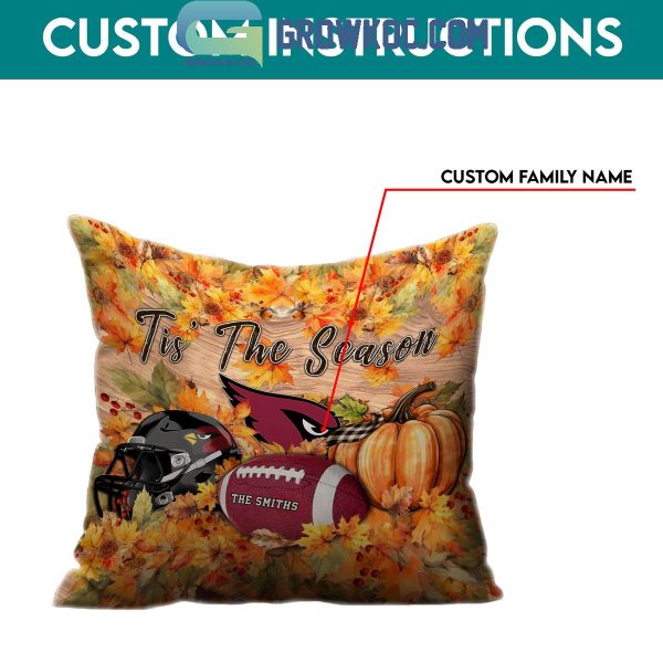 Arizona Cardinals Football Welcoming Fall Season Personalized Pillow