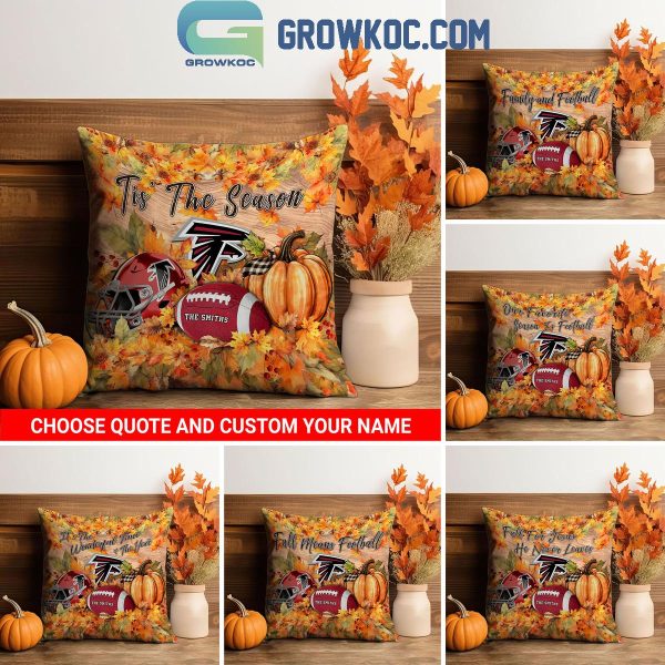 Atlanta Falcons Football Welcoming Fall Season Personalized Pillow