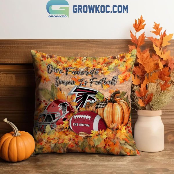 Atlanta Falcons Football Welcoming Fall Season Personalized Pillow