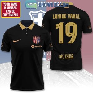 Barcelona FC Lamine Yamal Spotify Personalized Polo Shirt