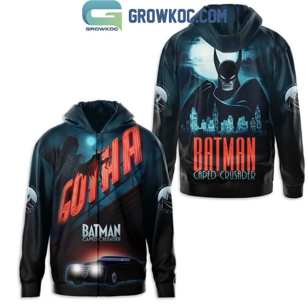 Batman Caped Crusader Gotham Saviour Hoodie T Shirt