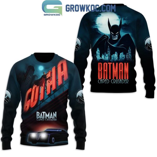 Batman Caped Crusader Gotham Saviour Hoodie T Shirt