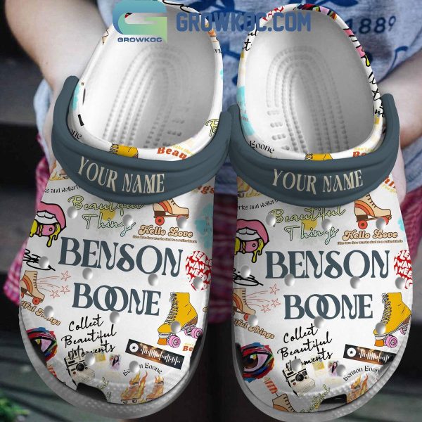 Benson Boone Collect Beautiful Moments 2024 Crocs Clogs