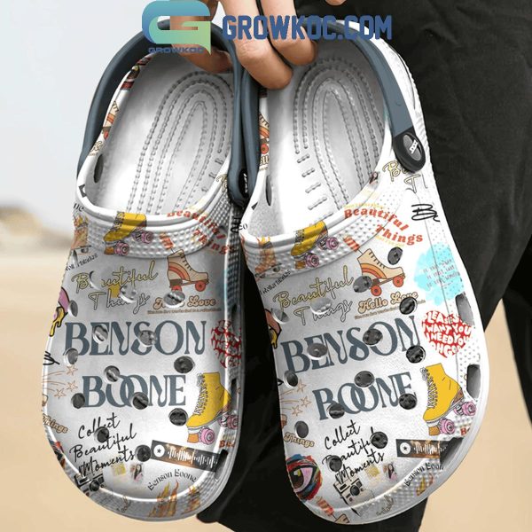 Benson Boone Collect Beautiful Moments 2024 Crocs Clogs