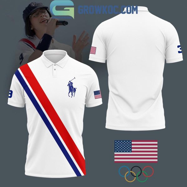 Billie Eilish Olympic Los Angeles 2028 Campaign Polo Shirt