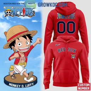 Boston Red Sox One Piece Night Personalized Hoodie T-Shirt