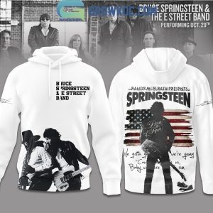 Bruce Springsteen And E Street Band Randy McElrath Presents Hoodie T Shirt