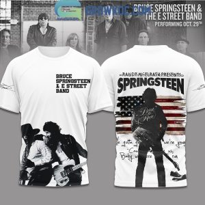 Bruce Springsteen And E Street Band Randy McElrath Presents Hoodie T Shirt