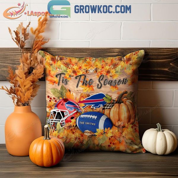 Buffalo Bills Football Welcoming Fall Season Personalized Pillow