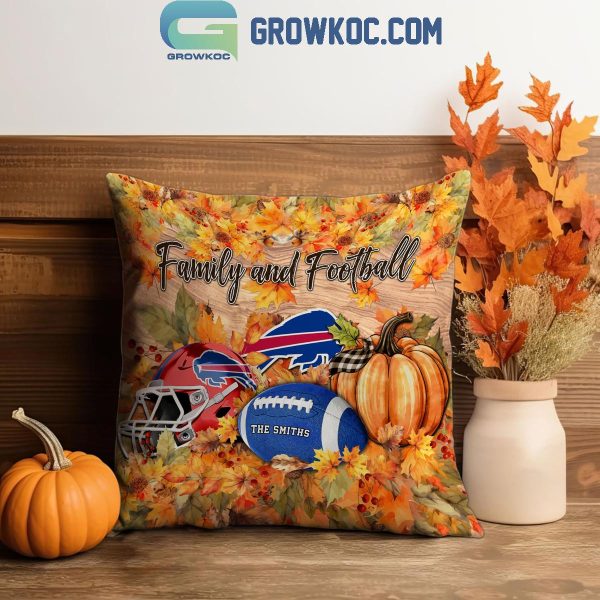 Buffalo Bills Football Welcoming Fall Season Personalized Pillow