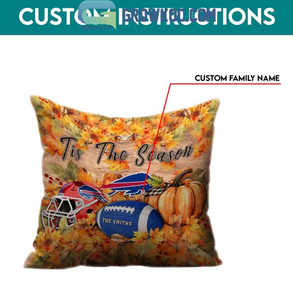 Buffalo Bills Football Welcoming Fall Season Personalized Pillow