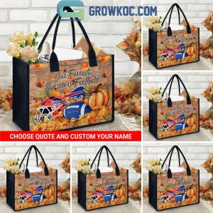 Buffalo Bills Welcome Fall Season Personalized Canvas Tote Bag