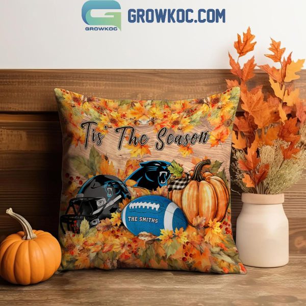 Carolina Panthers Football Welcoming Fall Season Personalized Pillow