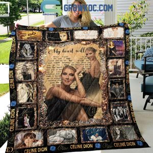 Celine Dion My Heart Will Go On Fleece Blanket Quilt