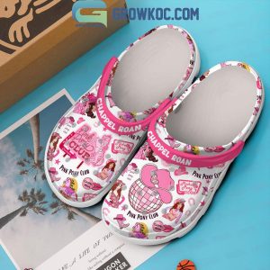 Chappell Roan Pink Pony Club Crocs Clogs