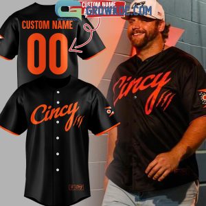 Cincinnati Bengals Cincy Edition Personalized Baseball Jersey