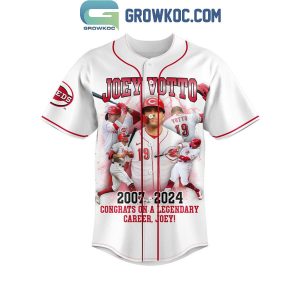 Cincinnati Reds Joey Votto 2007-2024 Thank You Joey Baseball Jersey