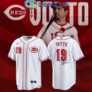 Cincinnati Reds Joey Votto 2024 Forever Number 19 Thank You Baseball Jersey