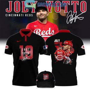 Cincinnati Reds Joey Votto 2024 Forever Polo Shirt Black