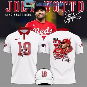 Cincinnati Reds Joey Votto 2024 Forever Polo Shirt White