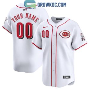 Cincinnati Reds White Home 2024 Forever Fan Personalized Baseball Jersey