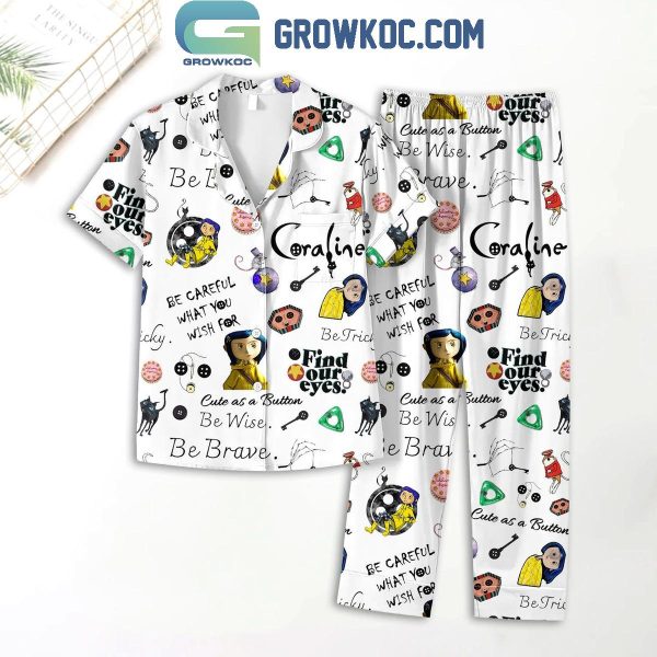 Coraline Find Our Eyes Polyester Pajamas Set