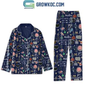 Coraline Halloween Be Careful Polyester Pajamas Set