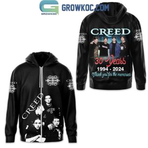 Creed 30 Years 1994-2024 Thank You Hoodie T Shirt