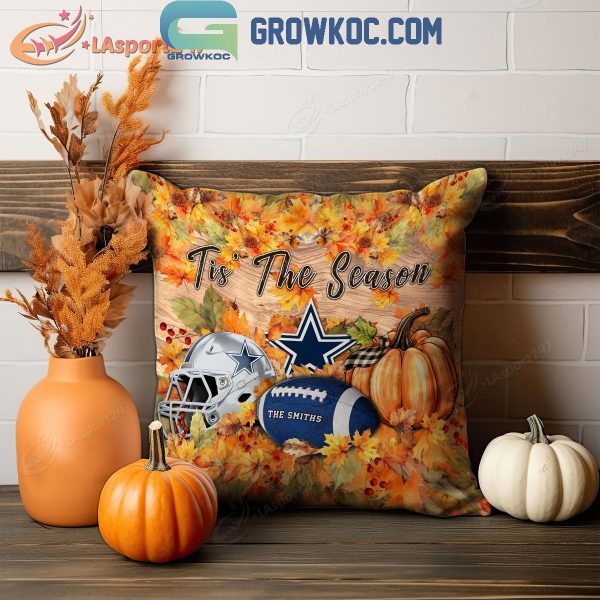 Dallas Cowboys Football Welcoming Fall Season Personalized Pillow