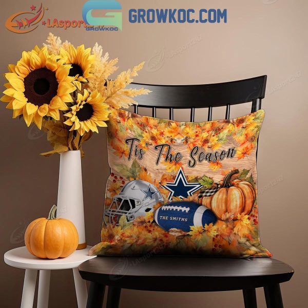 Dallas Cowboys Football Welcoming Fall Season Personalized Pillow