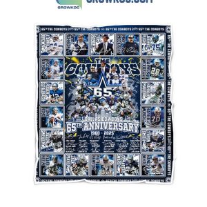 Dallas Cowboys The Cowboys 65th Anniversary 1960 2025 Fleece Blanket Quilt