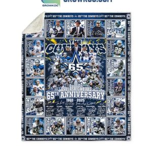 Dallas Cowboys The Cowboys 65th Anniversary 1960 2025 Fleece Blanket Quilt