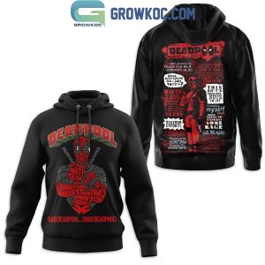 Deadpool Superhero Bad Deadpool Good Deadpool Hoodie T Shirt