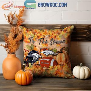 Denver Broncos Football Welcoming Fall Season Personalized Pillow