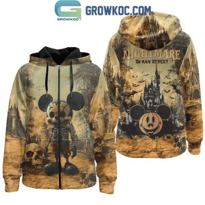 Disney Halloween Time Nightmare On Main Street Hoodie T-Shirt