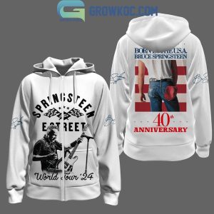 E Street Band And Bruce Springsteen 40th Anniversary Hoodie T-Shirt