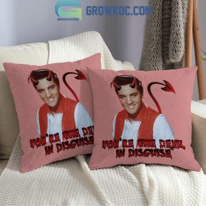 Elvis Presley You’re The Devil In Disguise Halloween Pillow