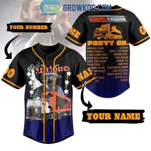 F-1 Trillion Album Of Post Malone Posty Co. Personalized Baseball Jersey