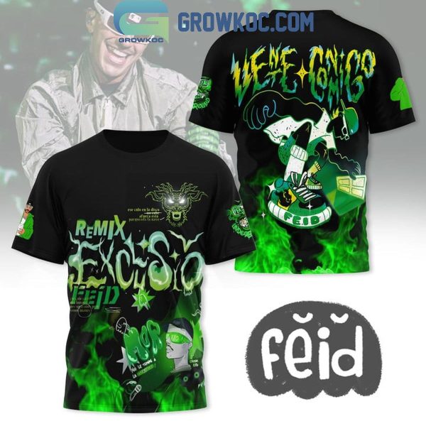 Feid Ferxxo Remix Exclusive No Contigo Hoodie T Shirt
